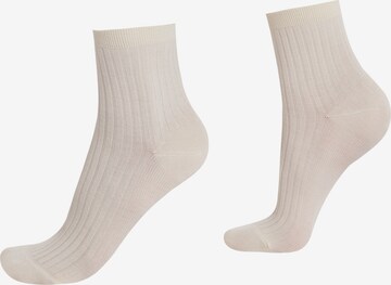 CALZEDONIA Socks in Beige: front