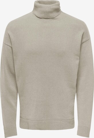 Only & Sons Sweater 'BAN' in Grey: front