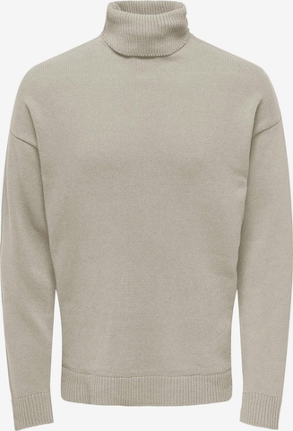 Only & Sons Sweater 'BAN' in Grey: front