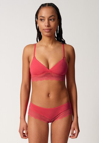 T-shirt Reggiseno di Skiny in rosso: frontale
