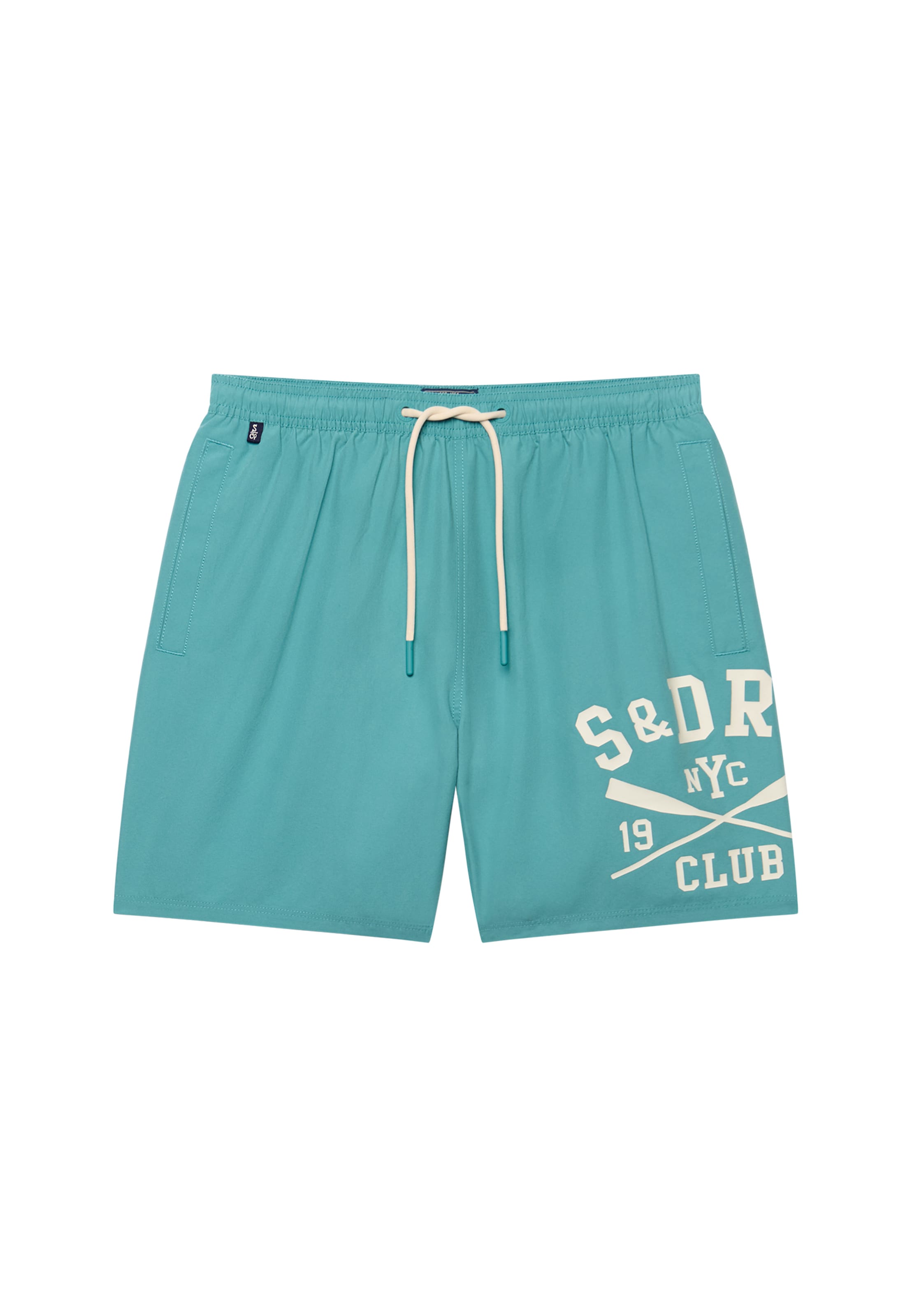 Shorts de bain Superdry & Co en vert : devant