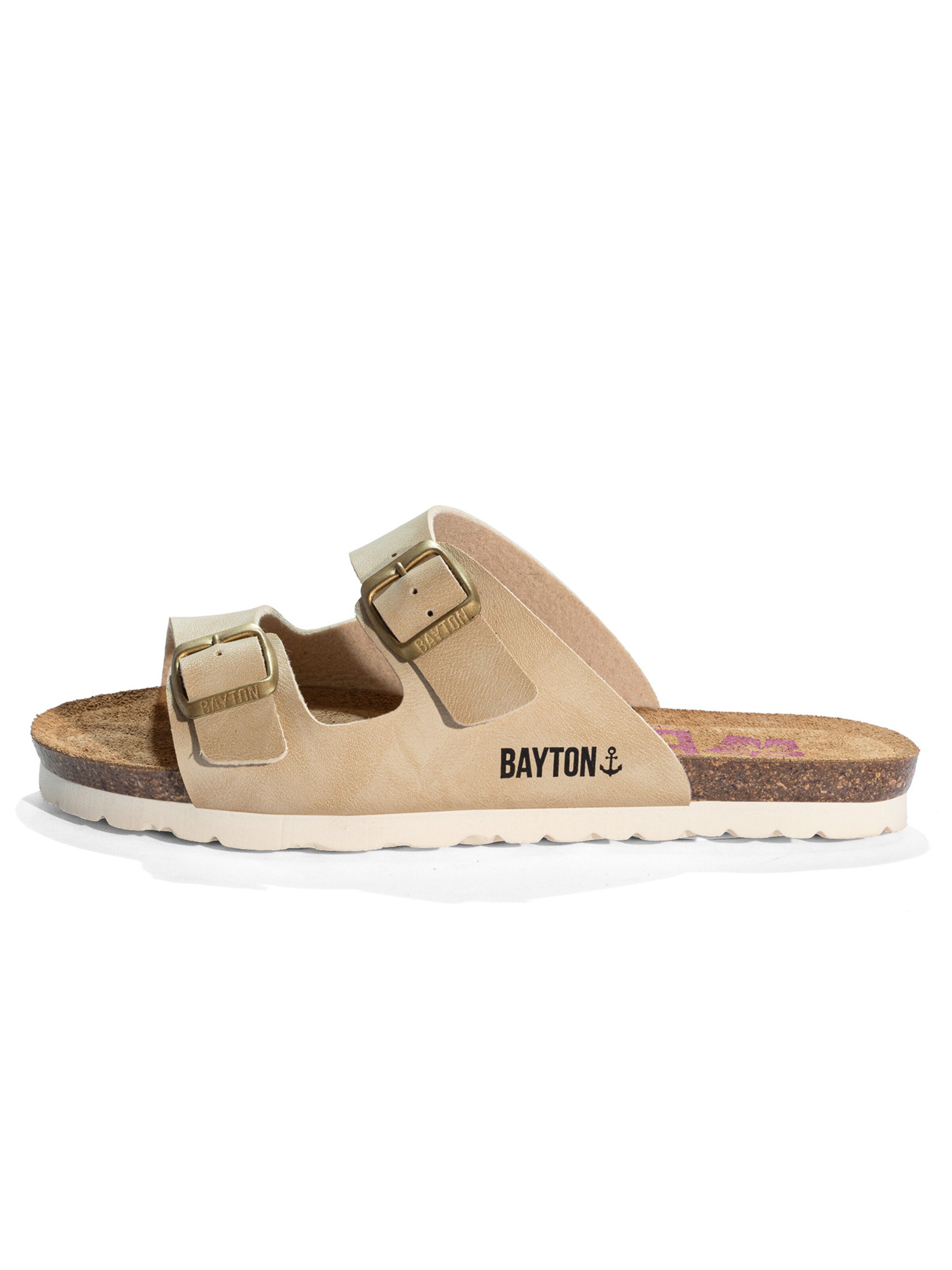 Mule 'ASTRAKAN' Bayton en beige : devant