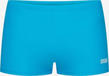 Henderson Badeshorts 'Leichte Badeboxer aus elastischem Polyamid Mix mit Innenslip Rock' in Blau: Vorderseite