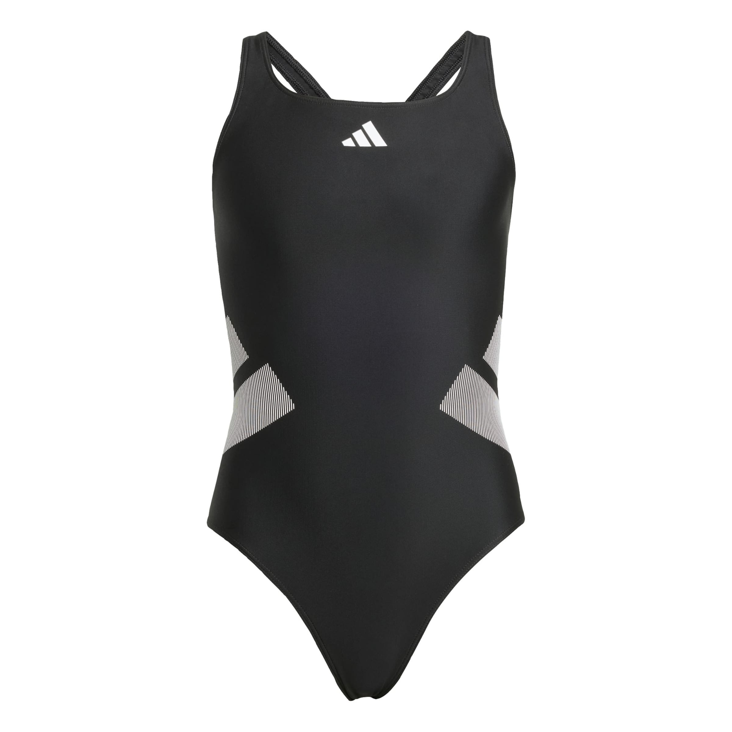 Maillot de bain de sport 'Logo C-back Swimsuit' ADIDAS PERFORMANCE en gris : devant