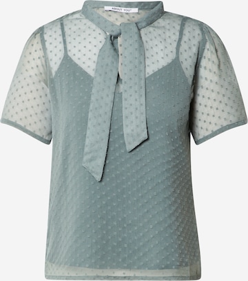 ABOUT YOU Blouse 'Sienna' in Groen: voorkant