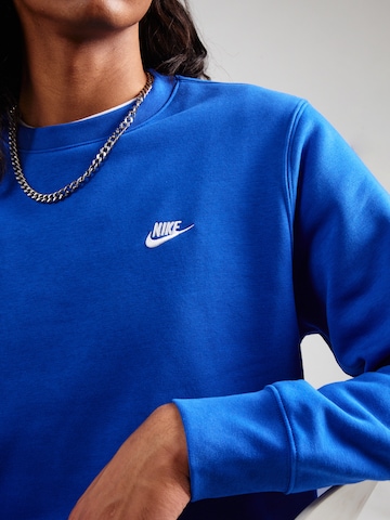 Nike SportswearSweater majica 'CLUB' - plava boja