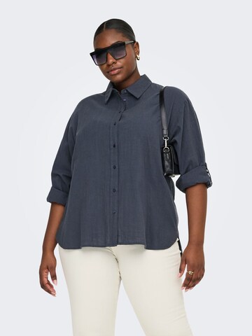 ONLY Carmakoma Blouse 'CARTIZANA' in Blauw