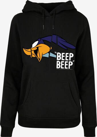 F4NT4STIC Sweatshirt ' Road Runner Beep Beep' in Black: front