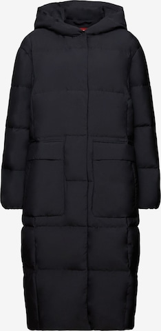 Manteau d’hiver ESPRIT en noir : devant