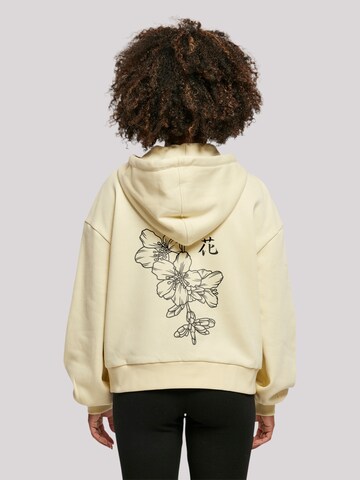 F4NT4STIC Sweatshirt  'Japan Flower' in Gelb