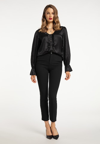 faina Blouse in Zwart