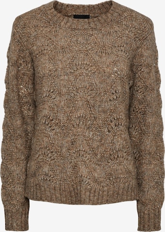 PIECES Sweater 'Bibbi' in Brown: front