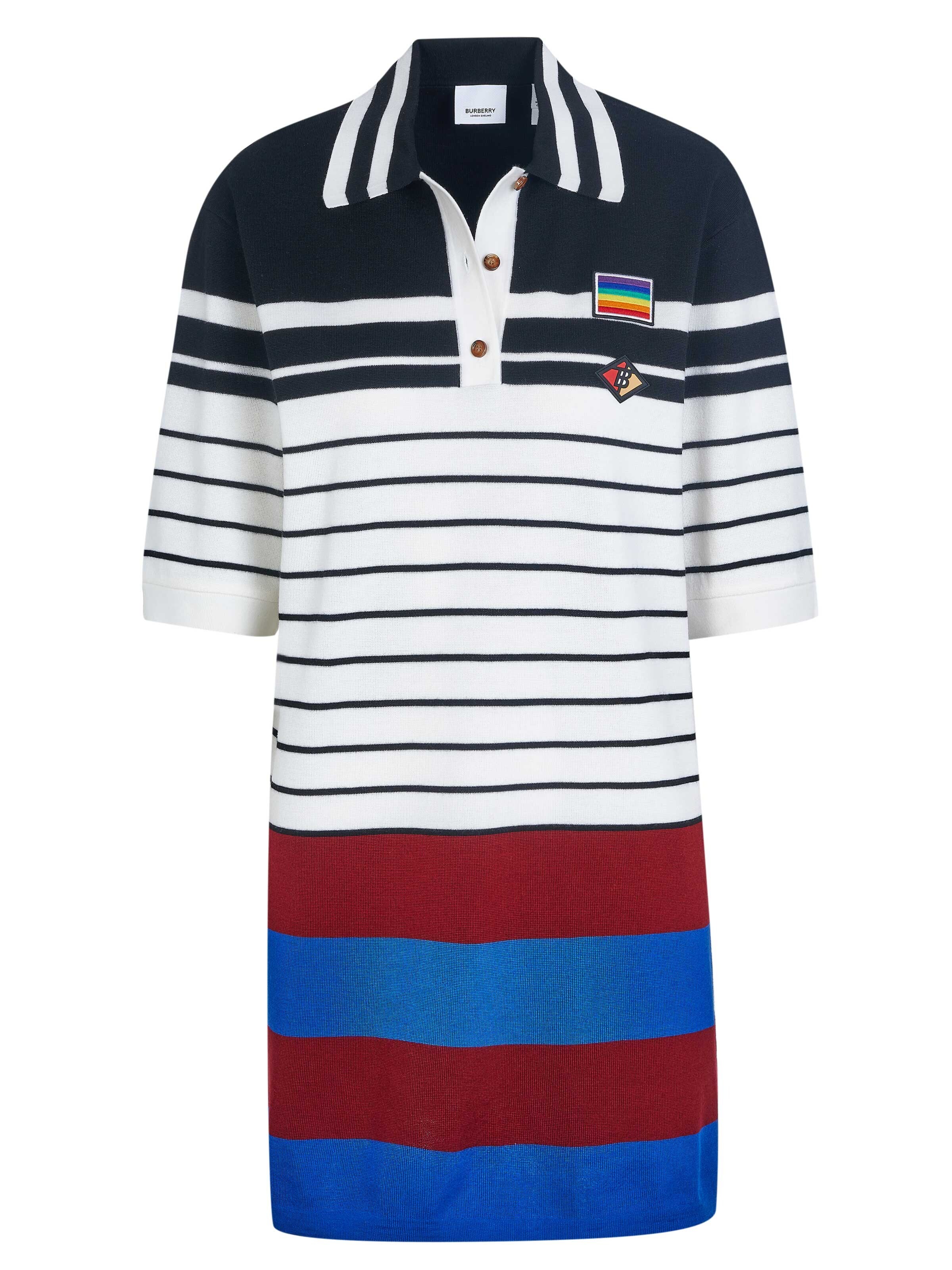 BURBERRY Jurk 'Burberry Kleid' in Gemengde kleuren: voorkant