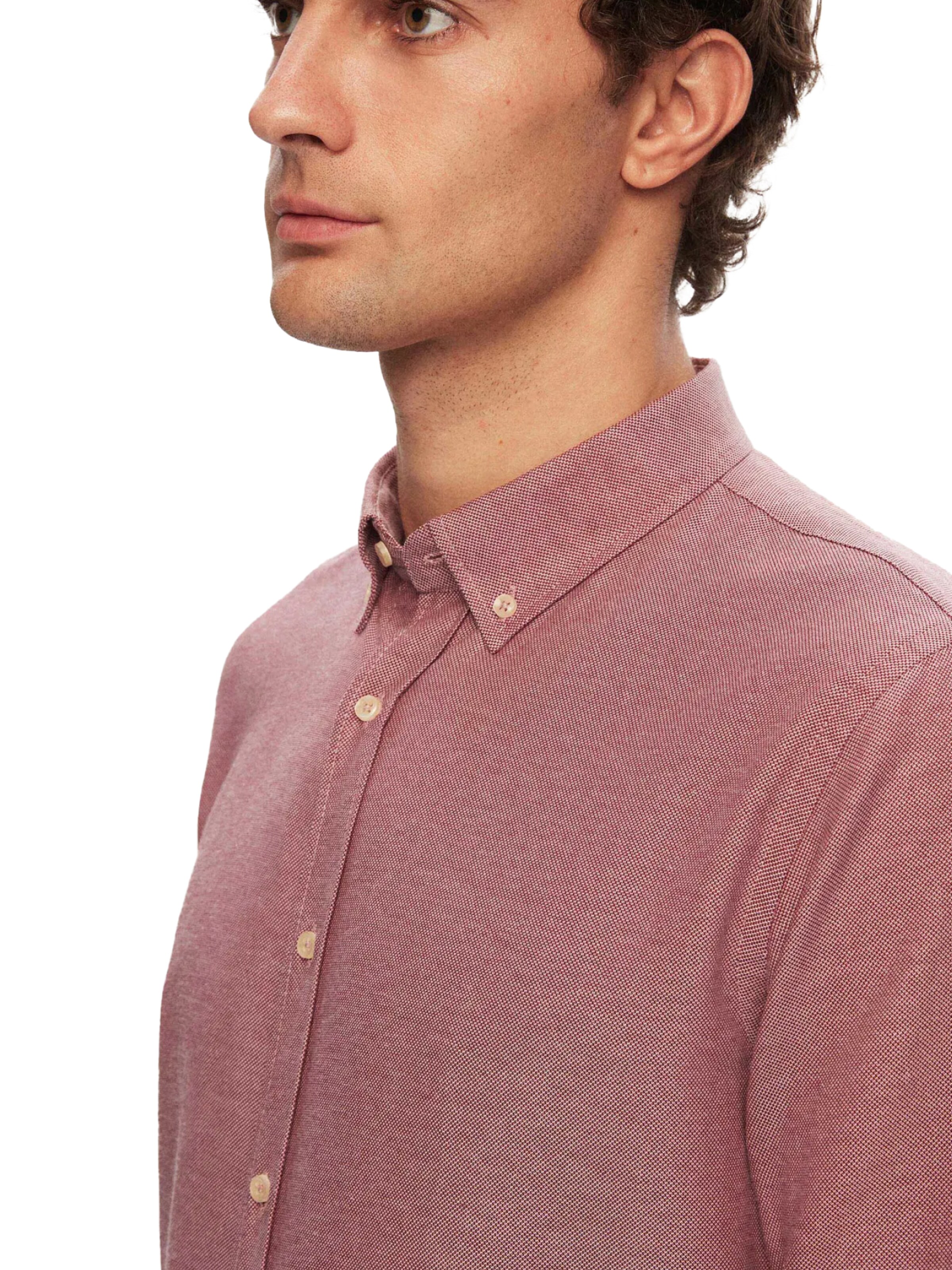 D’S Damat Regular fit Overhemd in Rood