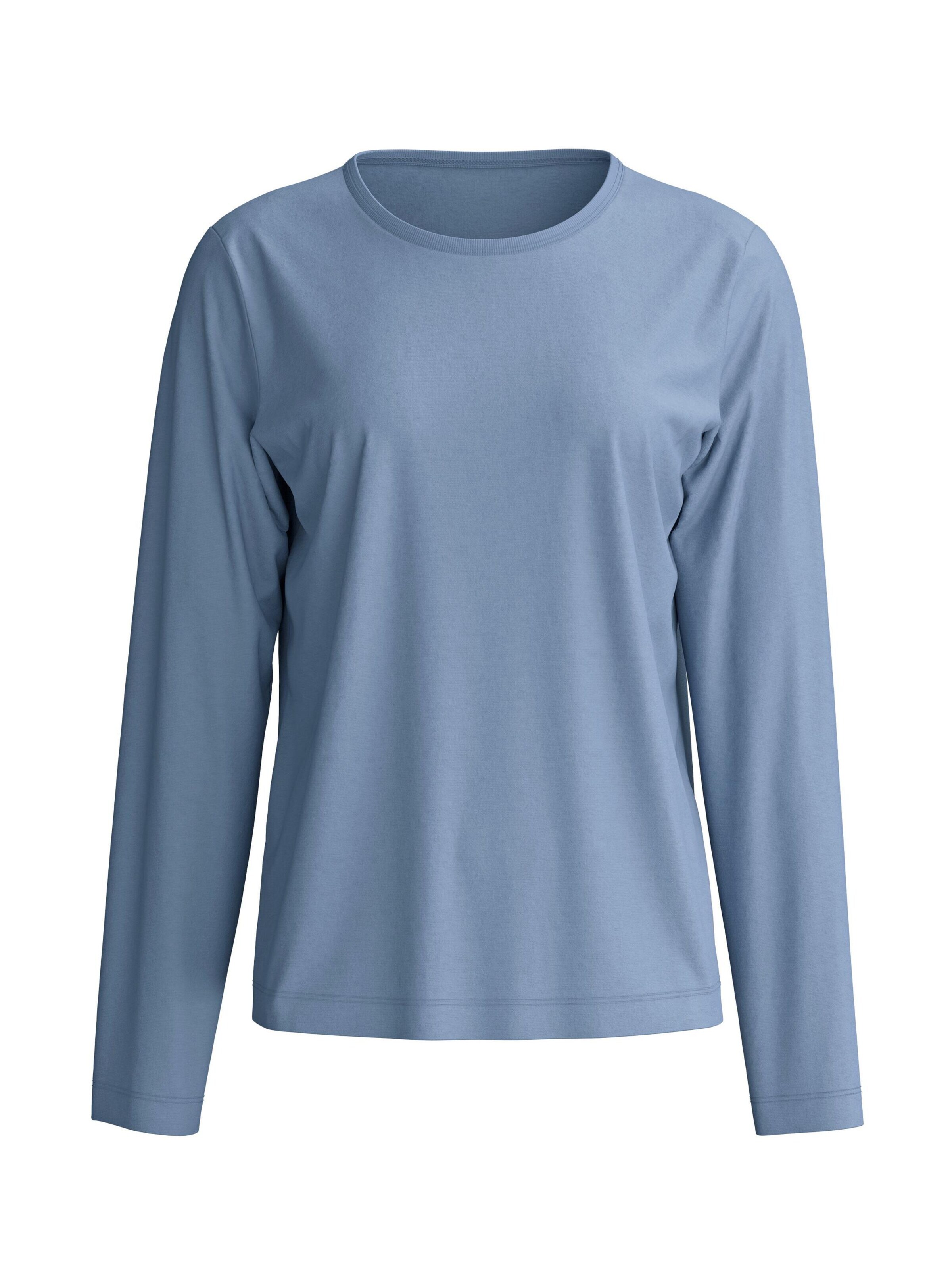 Camicia da notte 'Sleep Over M&M' di CALIDA in blu: frontale