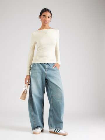 WEEKDAY Shirt 'Saint' in Beige