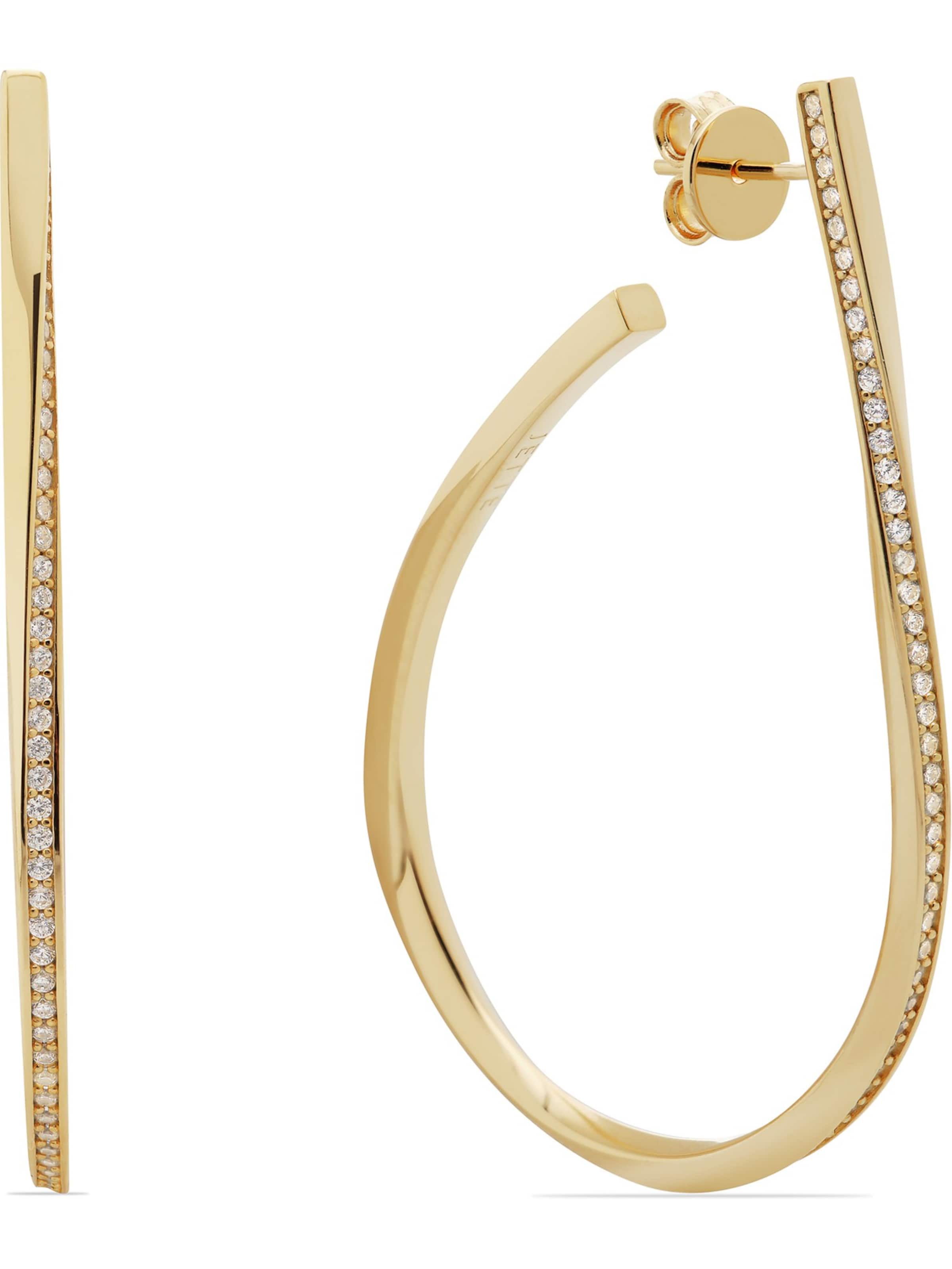 JETTE Ohrringe in Gold: Vorderseite