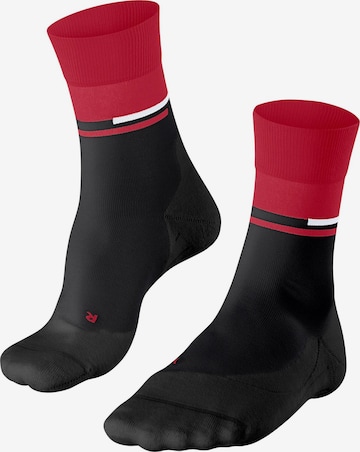 FALKE Athletic Socks 'RU Compression Stabilizing' in Black: front