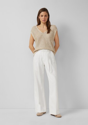 s.Oliver Regular Bandplooi jeans 'Suri' in Wit