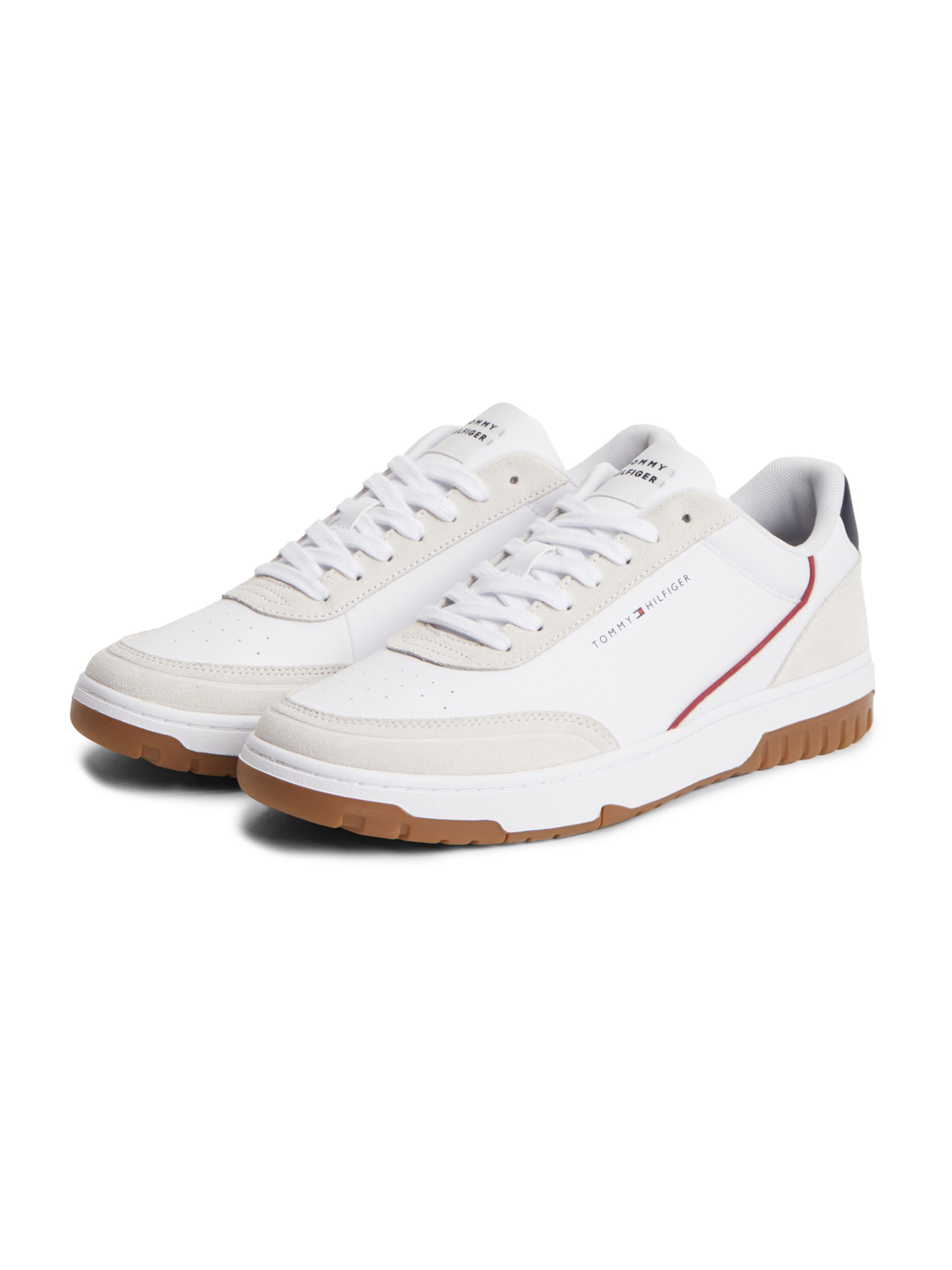 TOMMY HILFIGER Rövid szárú sportcipők - fehér