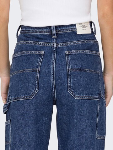 ONLY Wide leg Jeans 'West' in Blauw