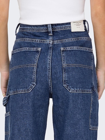 ONLY Wide leg Jeans 'West' in Blauw