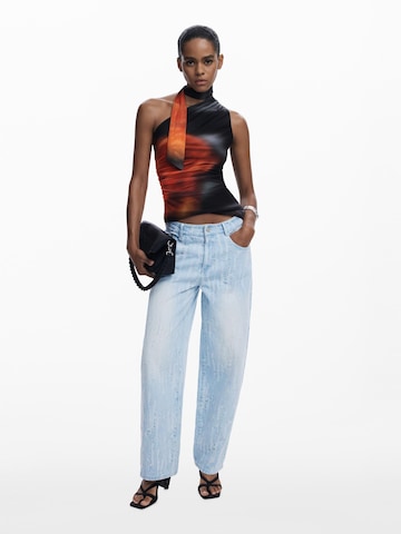 Desigual Top w kolorze czarny