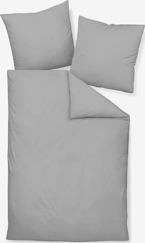 JANINE Duvet Cover in Grey: front