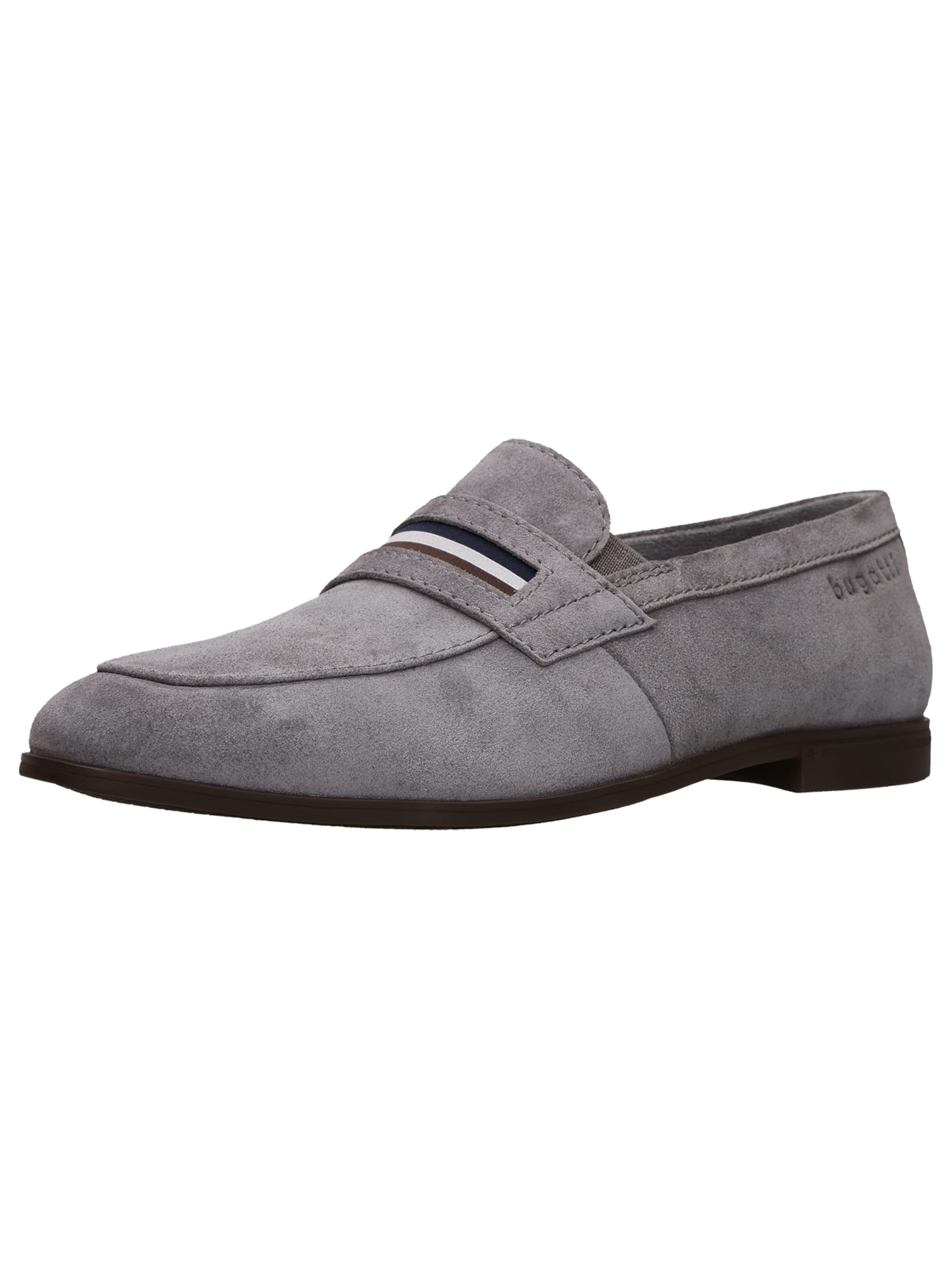 bugatti Classic Flats in Grey: front