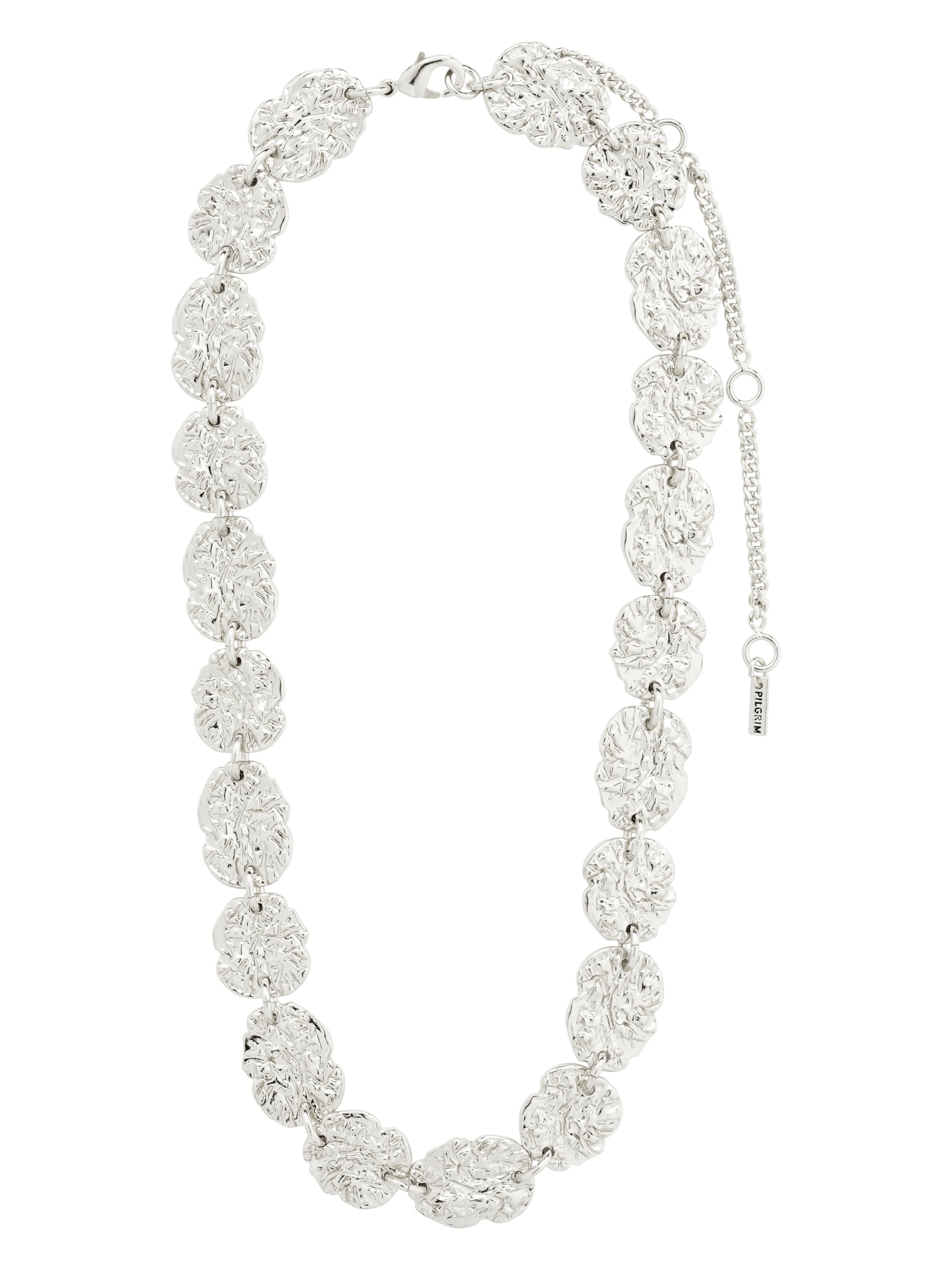 Pilgrim Halsband 'True' i silver: framsida