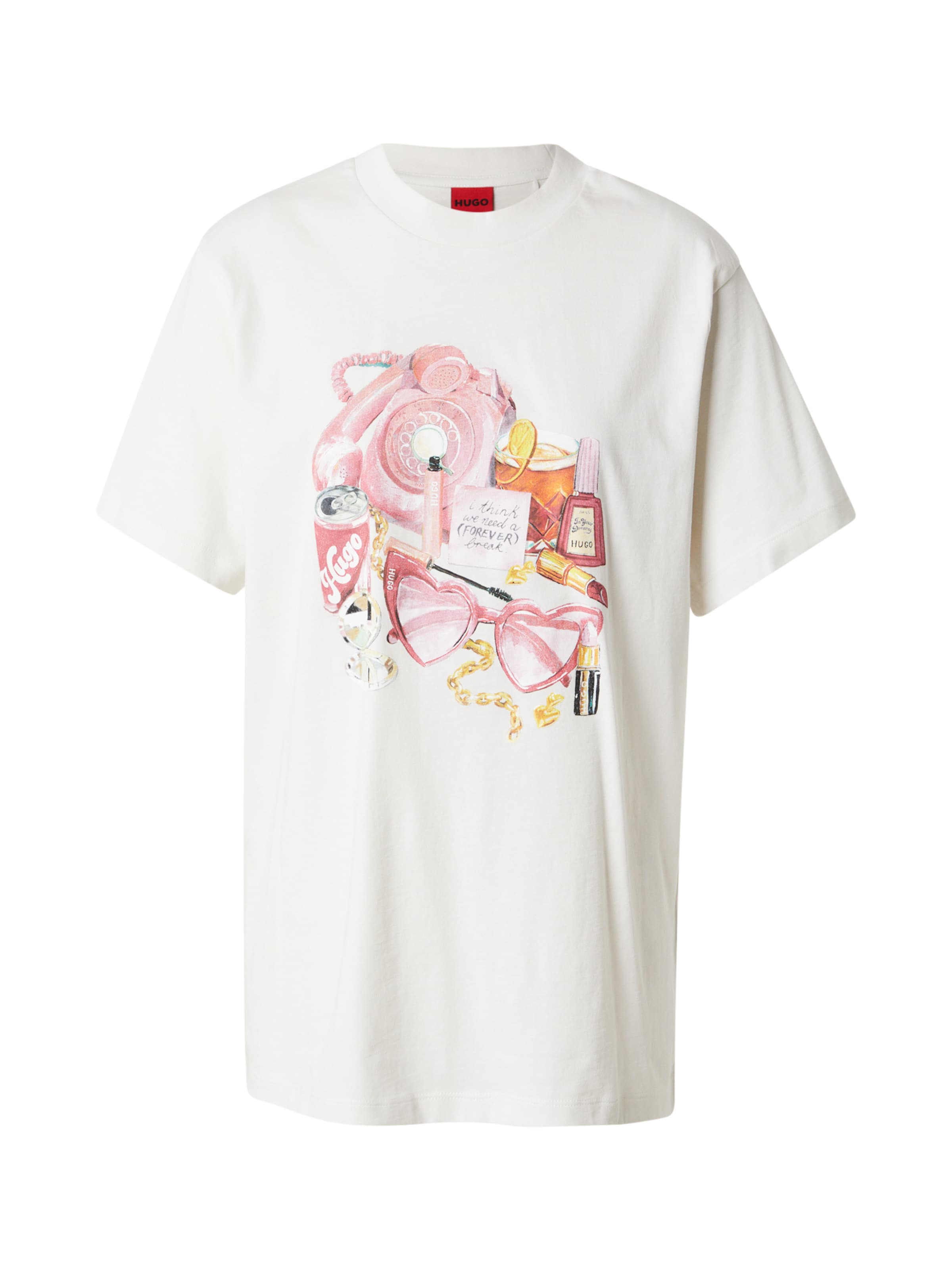 HUGO Shirt in White: front