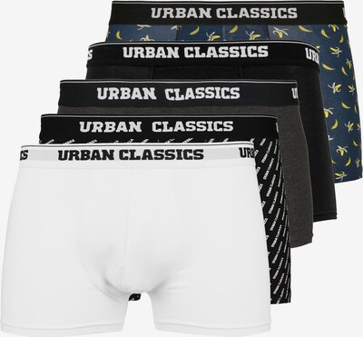 Urban Classics Big & Tall Boxers en bleu foncé / gris / noir / blanc, Vue avec produit