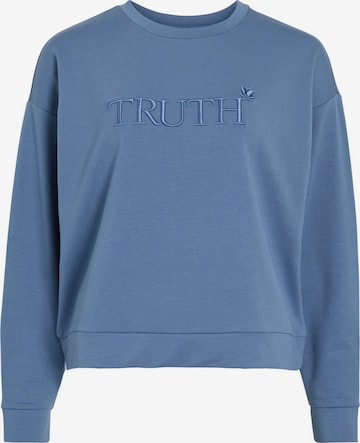VILA Sweatshirt 'VIElsk' in Blauw: voorkant