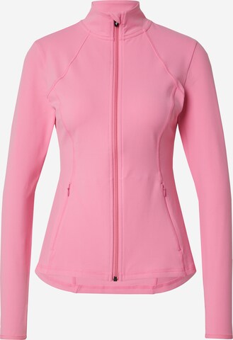 Veste de survêtement SKECHERS en rose : devant