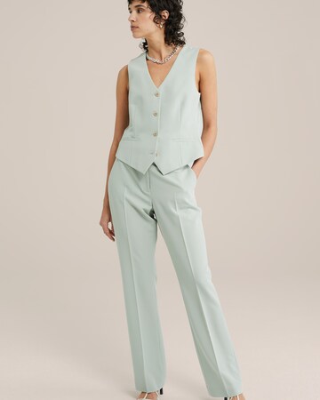 Gilet de costume WE Fashion en vert