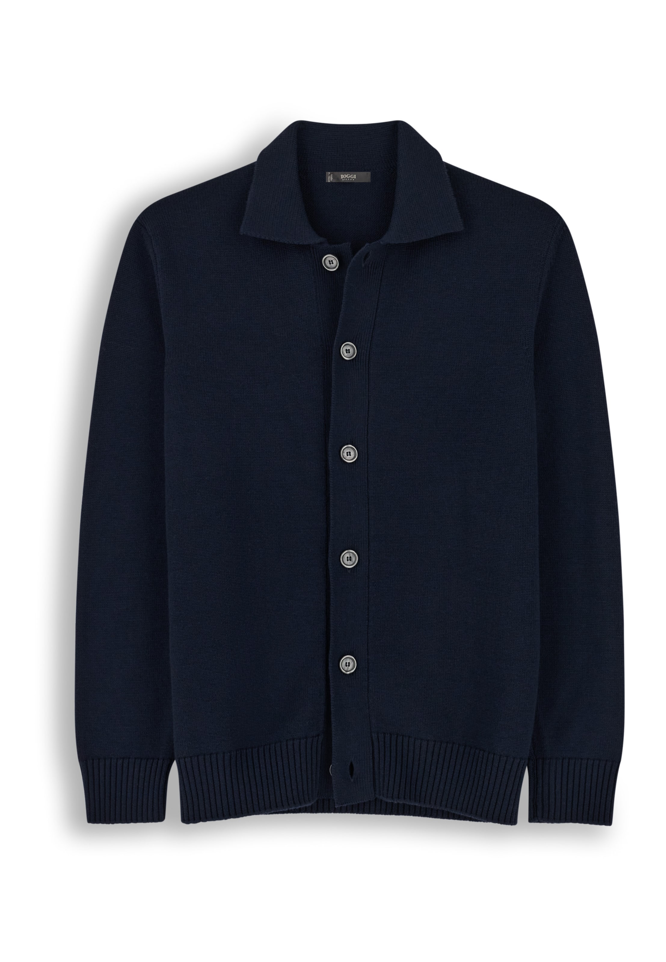 Boggi Milano Strickjacke in Blau: Vorderseite