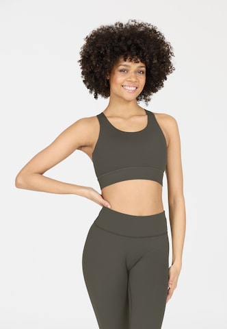 Athlecia Sport-BH 'Lavigne' in Grau: Vorderseite