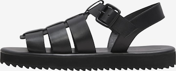 SELECTED HOMME Sandals 'Bob' in Black: front