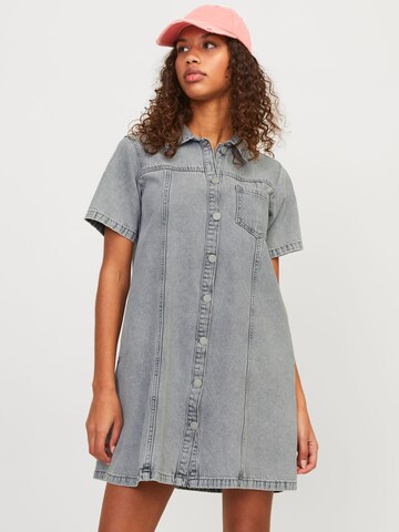 Robe-chemise 'AMOR' JJXX en gris : devant