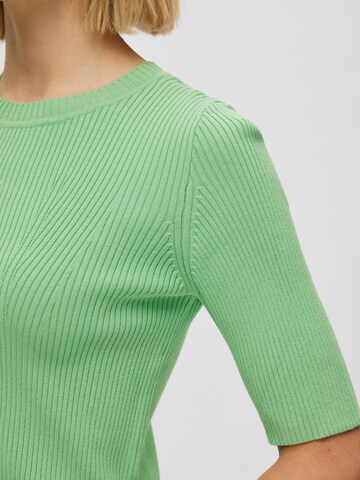 Pull-over 'Mala' SELECTED FEMME en vert