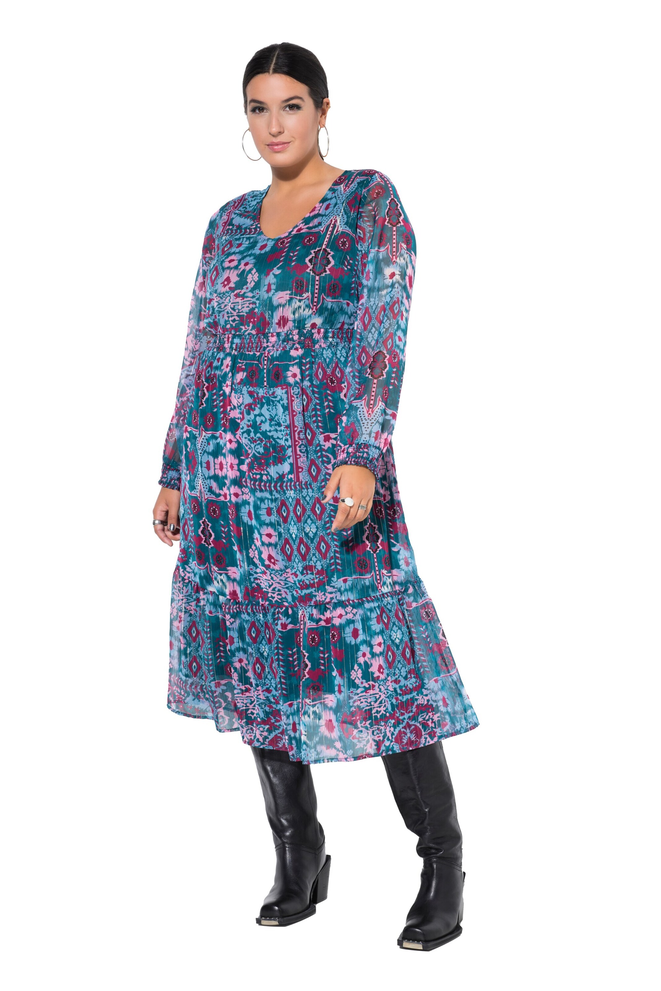 Studio Untold Dress in Blue: front