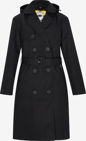 Schmuddelwedda - Abrigo funcional en negro: frente