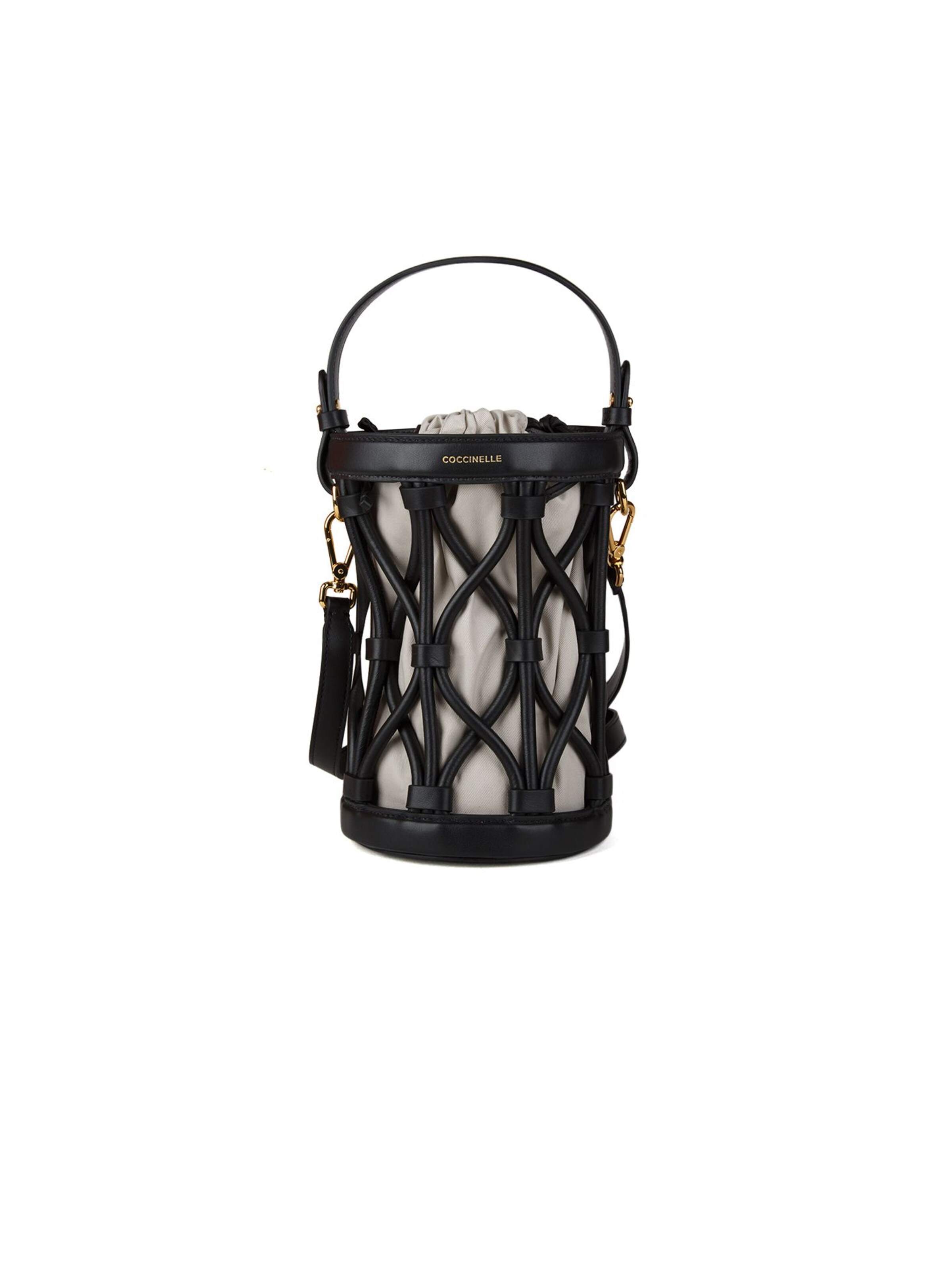 Borsa a mano 'Coccinelle Koi Handbag Smooth Leather' di Coccinelle in nero: frontale