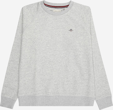 Felpa di GANT in grigio: frontale