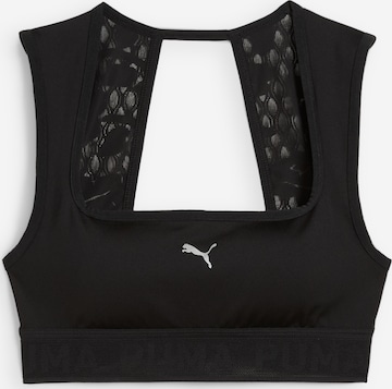 PUMA Bustier Urheilurintaliivit 'Move' värissä musta: etupuoli