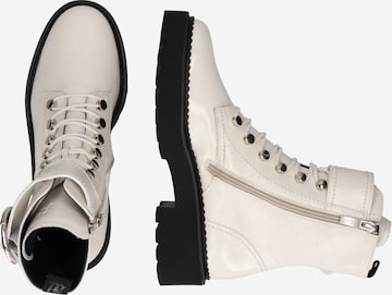 Paul Green Lace-Up Ankle Boots in White