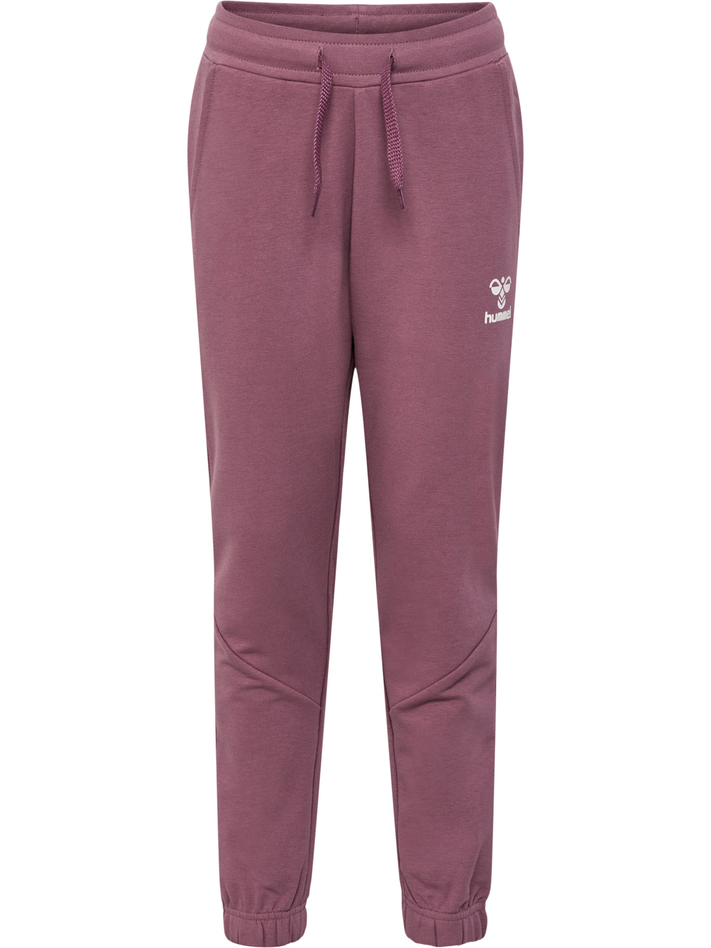 Effilé Pantalon 'NUTTIE' Hummel en rose : devant