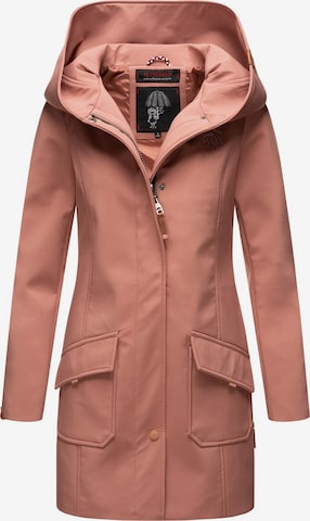 MARIKOO Raincoat 'Mayleen' in Pink: front