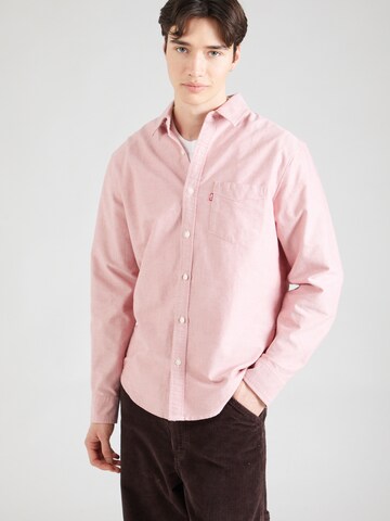 LEVI'S ® Regular Fit Paita 'SUNSET' värissä vaaleanpunainen