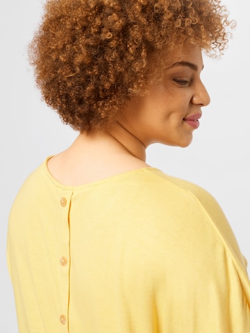 T-shirt Tom Tailor Women + en jaune